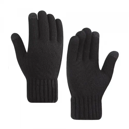 Manusi De Iarna Tactile Dama Techsuit ST0015, Marime 17cm (Negru)
