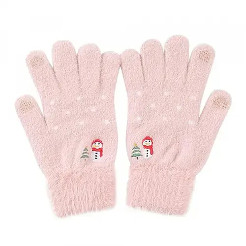 Manusi De Iarna Tactile Dama Techsuit ST0011, Marime 17cm (Roz)