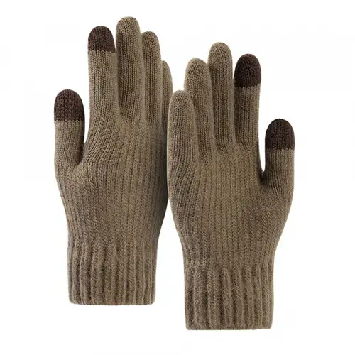 Manusi De Iarna Tactile Unisex Techsuit ST0012, Marime 22cm (Maro)
