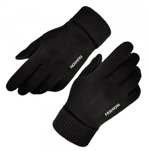 Manusi De Iarna Tactile Unisex Techsuit ST0010, Marime Universala (Negru)