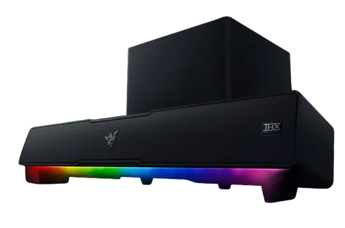 Soundbar Razer Leviathan V2, Bluetooth 5.2, RGB, cu Subwoofer (Negru)