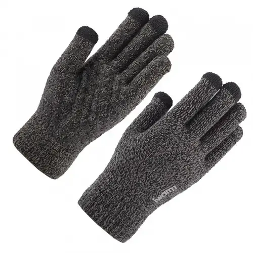 Manusi iarna tactile Iwarm ST0005, 21cm (Gri)