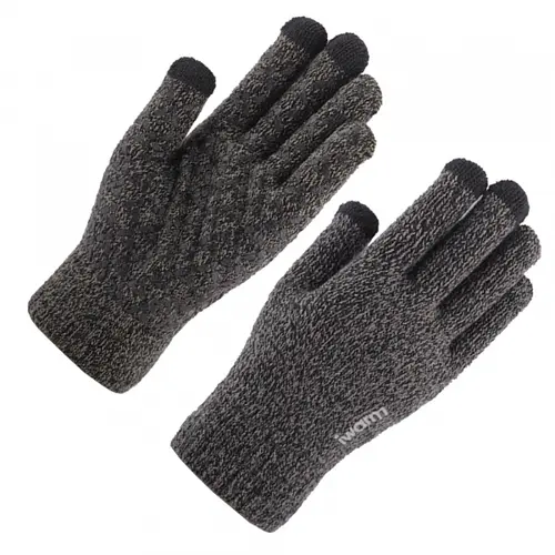 Manusi iarna tactile Iwarm ST0005, 21cm (Gri)