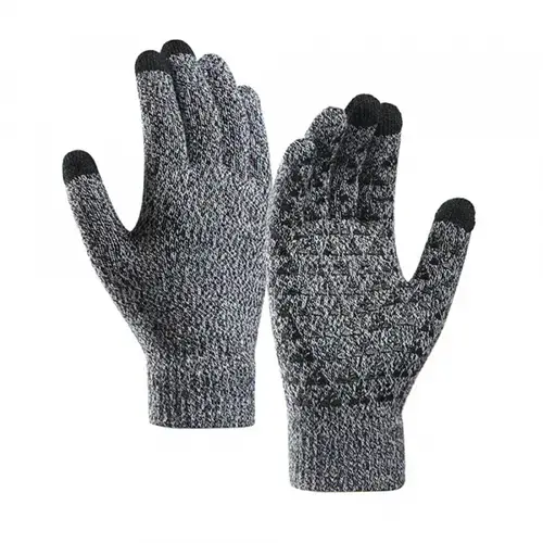 Manusi iarna tactile Iwarm ST0018, 23cm (Gri)
