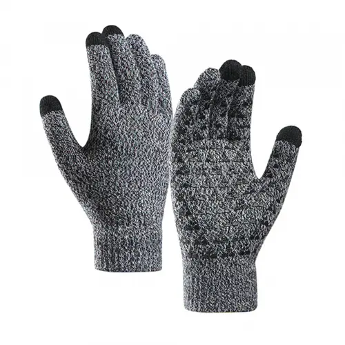 Manusi iarna tactile Iwarm ST0018, 23cm (Gri)