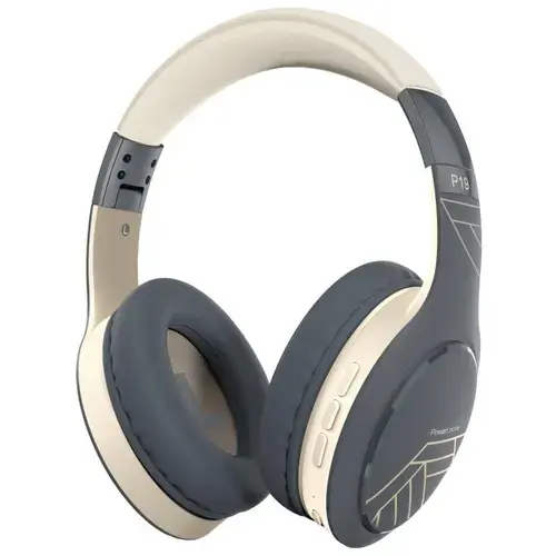 Casti Stereo Wireless PowerLocus P19, Bluetooh (Gri)