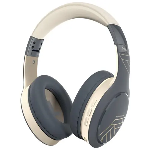 Casti Stereo Wireless PowerLocus P19, Bluetooh (Gri)