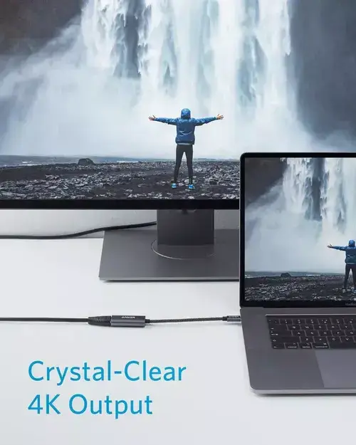 Adaptor Anker 310 USB-C la 4K HDMI (Gri)