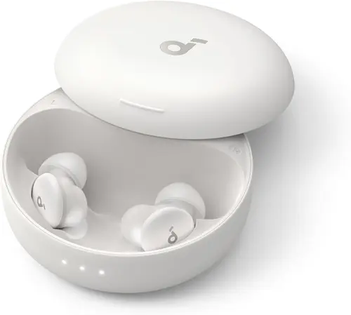 Casti True Wireless Anker Soundcore Sleep A30 ANC, Ultra-Confort, Autonomie 45 ore, Bluetooth 5.4 (Alb)