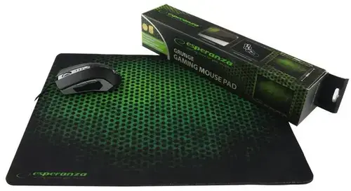 Mouse Pad Gaming Esperanza EA146G (Negru/Verde)