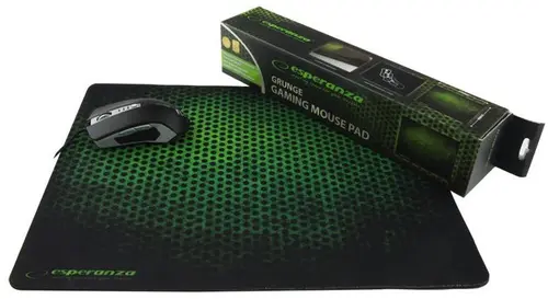 Mouse Pad Gaming Esperanza EA146G (Negru/Verde)