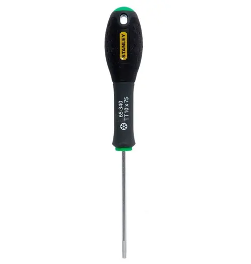 Surubelnita Stanley FatMax 1-65-340, torx siguranta TT10 x 75mm (Negru/Verde)
