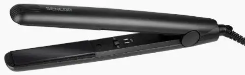 Placa de indreptat parul SENCOR - SHI 110 BK, Cablu de alimentare rotativ 360°, Indicator de functionare LED (Negru)