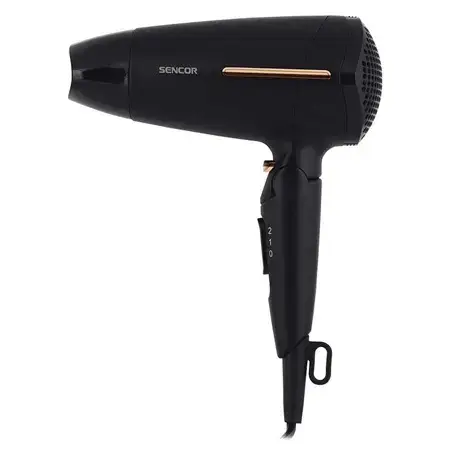 Uscator de par SENCOR SHD0045BK,  Maner pliabil, 1600W, 2 nivele de temperatura (Negru)