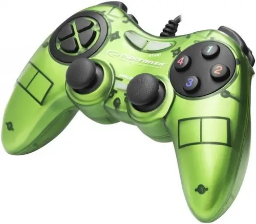Controller Esperanza Fighter EGG105G, PC (Verde)