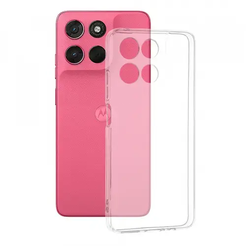 Husa pentru Motorola Moto G67 Power / G57 Power, Techsuit, Clear, Transparenta