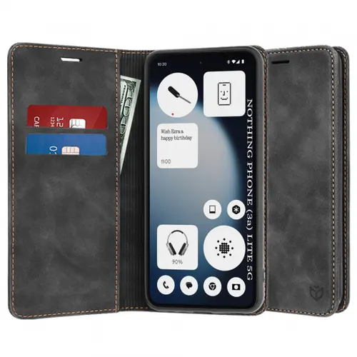 Husa pentru Nothing Phone (3a) Lite, Techsuit, Confy, Neagra