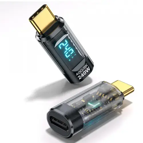Adaptor Techsuit A23  USB-C - USB-C (Gri)
