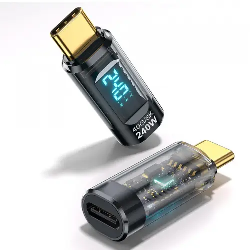 Adaptor Techsuit A23  USB-C - USB-C (Gri)