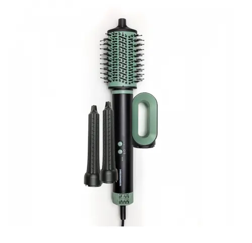 Aparat de coafat profesional Heinner HAS-R15BLDC-BK4, 1500 W, 2 viteze, 3 setari temperatura, Auto-curatare, Aer rece (Negru/Verde)