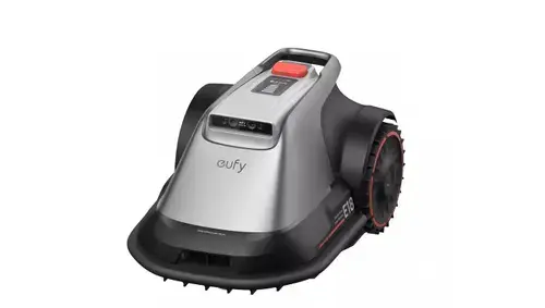 Robot de tuns gazon Eufy E18, Evitare bbstacole cu AI, autonomie 110 min, 27-75mm, 150-270mp (Gri)
