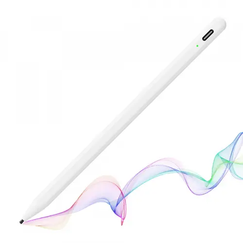 Touch Pen Techsuit A580S pentru Apple iPad, Versiune Activ (Alb)