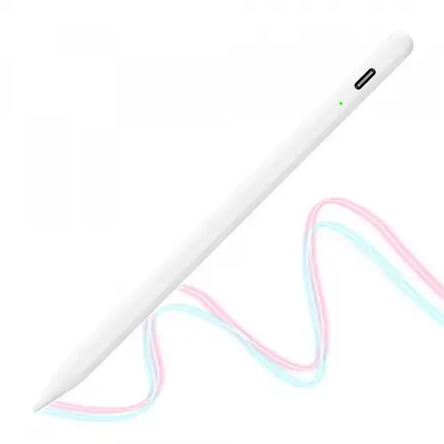 Touch Pen Techsuit AC10-CP pentru Apple iPad, Versiune Activ (Alb)