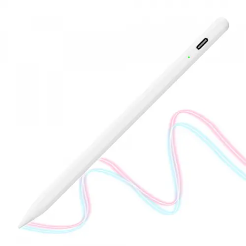 Touch Pen Techsuit AC10-CP pentru Apple iPad, Versiune Activ (Alb)