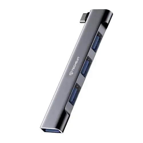 Hub USB-C Techsuit H13 ZenithDock, 4in1 (Gri)