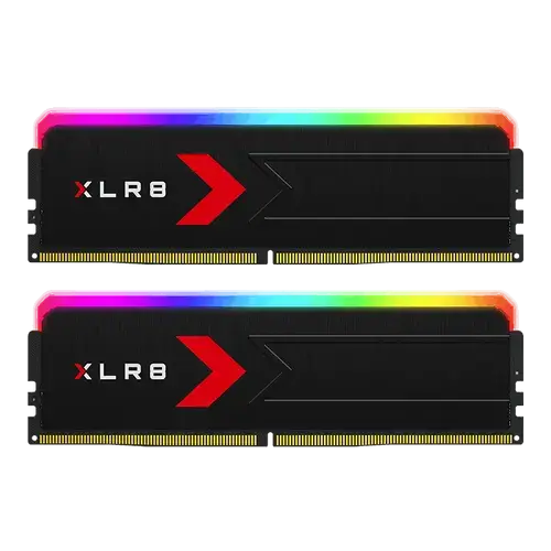 Memorii RAM PNY XLR8 RGB, 32GB (2x16), DDR5, 6000MHz, CL36, AMD EXPO, XMP 3.0, Dual Channel Kit