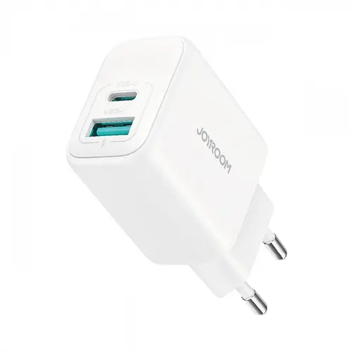Incarcator retea Joyroom JR-TCF21, 20W, 3A, 1 x USB-A - 1 x USB-C (Alb)