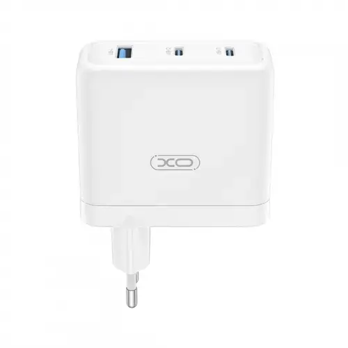 Incarcator Retea XO Design CE35, 100 W, 5A, 1 x USB-A - 2 x USB-C (Alb)