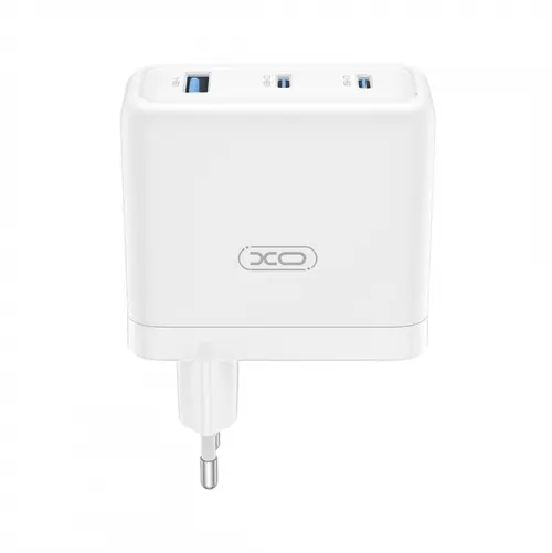 Incarcator Retea XO Design CE35, 100 W, 5A, 1 x USB-A - 2 x USB-C (Alb)