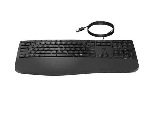 Tastatura HP 480 Comfort, Wired, USB (Negru)