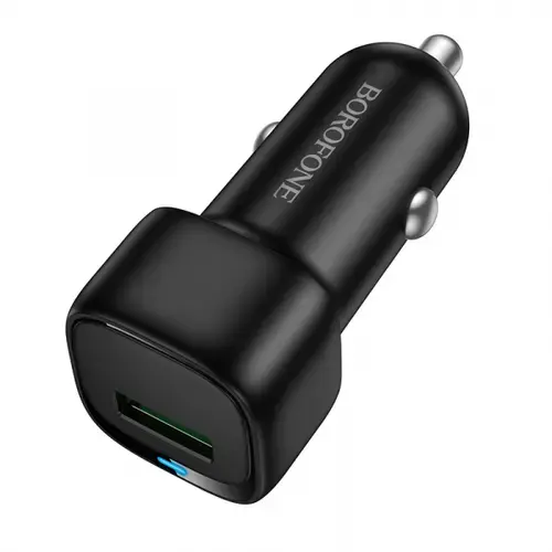 Incarcator Auto Borofone BZ34 Cloud, 18W, 3A, 1 x USB-A (Negru)