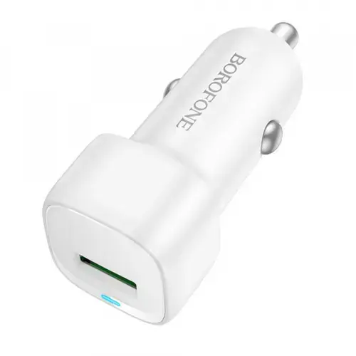 Incarcator Auto Borofone BZ34 Cloud, 18W, 3A, 1 x USB-A (Alb)