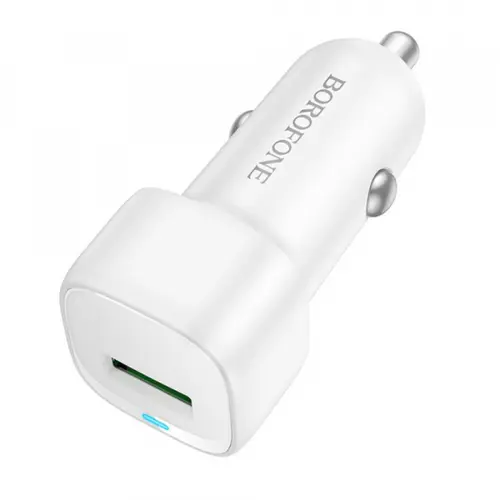 Incarcator Auto Borofone BZ34 Cloud, 18W, 3A, 1 x USB-A (Alb)