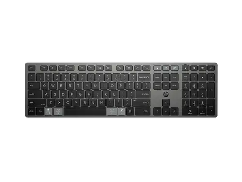 Tastatura HP 720 Dual-Mode, Wireless 2.4Ghz, Bluetooth (Negru/Gri)