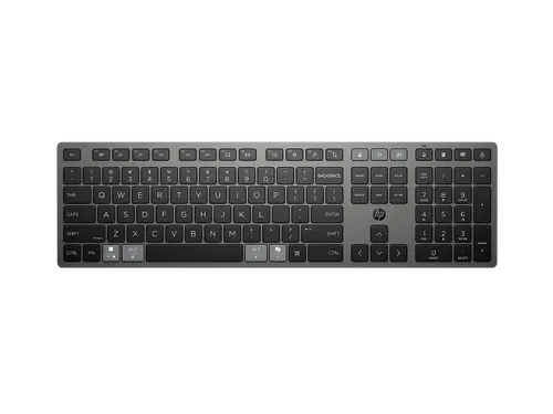 Tastatura HP 720 Dual-Mode, Wireless 2.4Ghz, Bluetooth (Negru/Gri)
