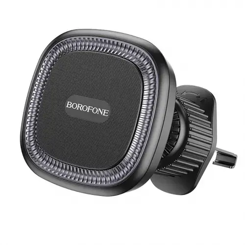 Suport Auto Magnetic Borofone BH96 Ice, Telefoane intre 4.5 si 7 inch (Negru/Gri)