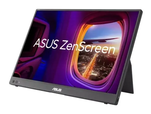 Monitor Portabil IPS LED ASUS ZenScreen 16inch MB16NCG, WQXGA (2560 x 1600), USB Type-C, mini-HDMI, 155 Hz, 5 ms (Negru)
