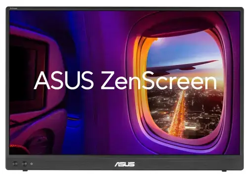 Monitor IPS LED ASUS ZenScreen 16inch MB16FC, WUXGA (1920 x 1200), USB Type-C, mini-HDMI (Negru)
