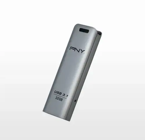 Stick USB PNY Elite Steel, 32GB, USB 3.1 (Argintiu)
