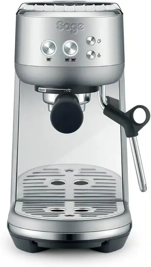 Espressor manual Sage the Bambino® SES450BSS4EEU1, 1600 W, Rezervor 1.4 l, 15 bar, Duza spumare lapte, Portafiltru 54mm (Inox)
