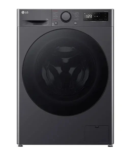 Masina de spalat rufe LG F4WR511S2M, 11 Kg, 1400 rpm, Clasa A, Steam, AI Wash, Smart Diagnosis, Turbowash, Motor Inverter Direct Drive (Antracit)