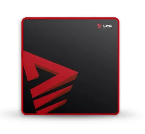 Mousepad Savio Turbo Dynamic M, 450x450mm (Rosu/Negru)