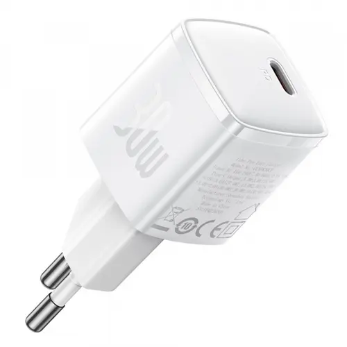 Incarcator Retea Baseus Cube Pro, 30W, 3A, 1 x USB-C, CCXF000302 (Alb)
