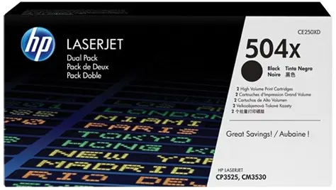 Toner HP CE250XD (Negru) - Pachet dublu