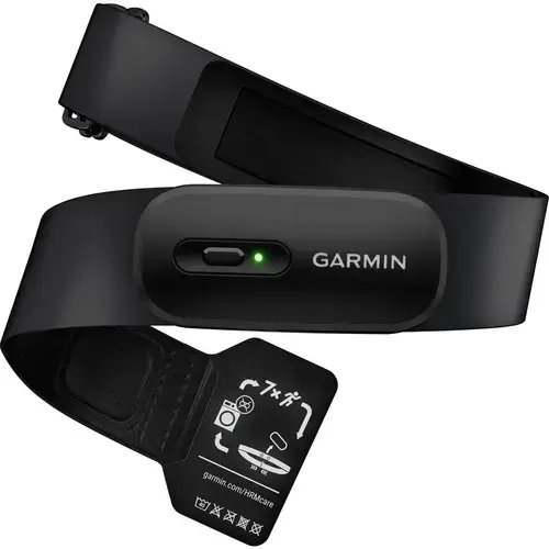 Monitor cardiac Garmin HRM 200 XS-S, 3 ATM, Transmitere date prin BLE, Garmin Connect (Negru)