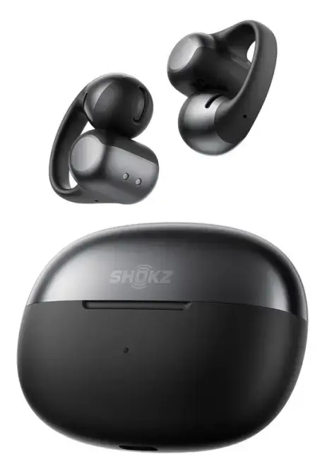 Casti alergare wireless Shokz OpenDots One, Bluetooth 5.4, Autonomie 10 ore, IP54 (Negru)